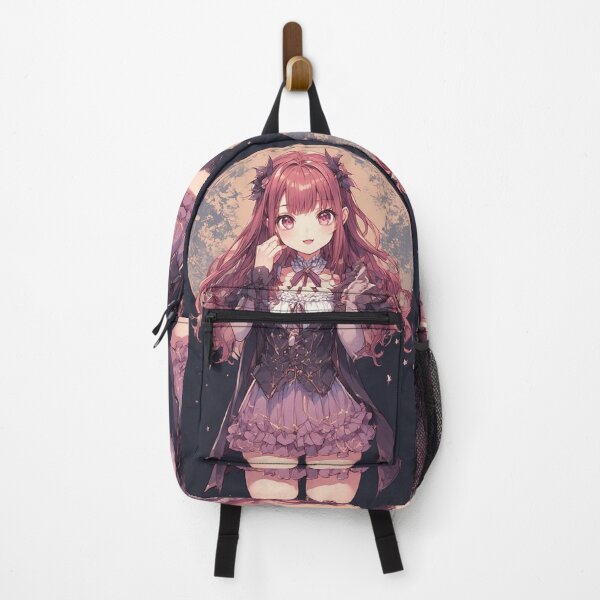 Item preview, Very Cute Vampire Anime Girl – Moon Background designed and sold by ArtsJulian.