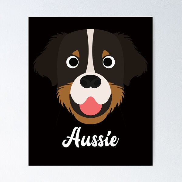 Item preview, Aussie - Australian Shepherd Dog designed and sold by DoggyStyles.