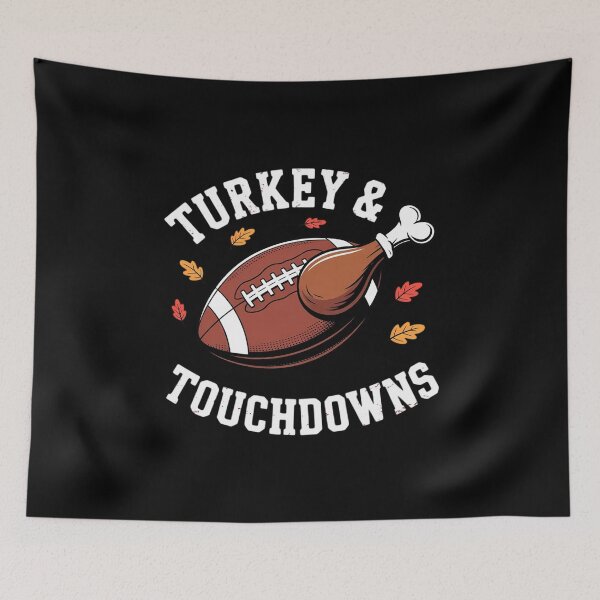 Item preview, Tstars Turkey & Touchdowns Football Gameday Girls Boys Thanksgiving Youth Kids  designed and sold by THagBlue.