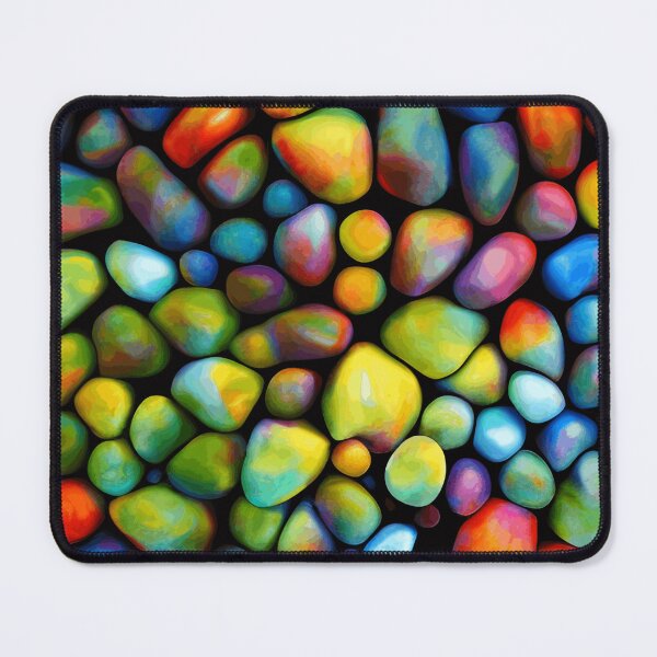 Item preview, Colorful Pebble Pattern | Color Art | Pebble Art | Rock Pattern designed and sold by UnhingedBird.