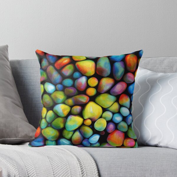 Item preview, Colorful Pebble Pattern | Color Art | Pebble Art | Rock Pattern designed and sold by UnhingedBird.