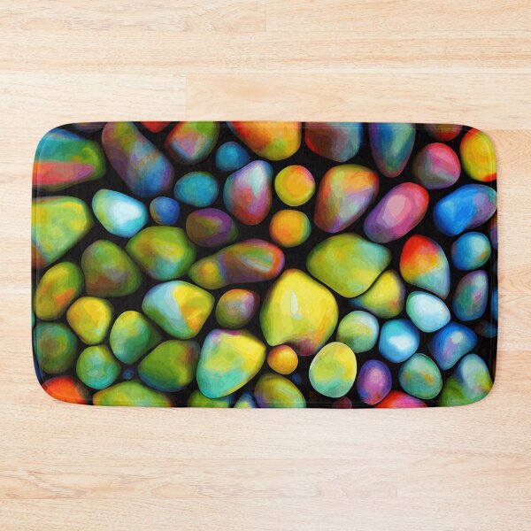 Item preview, Colorful Pebble Pattern | Color Art | Pebble Art | Rock Pattern designed and sold by UnhingedBird.