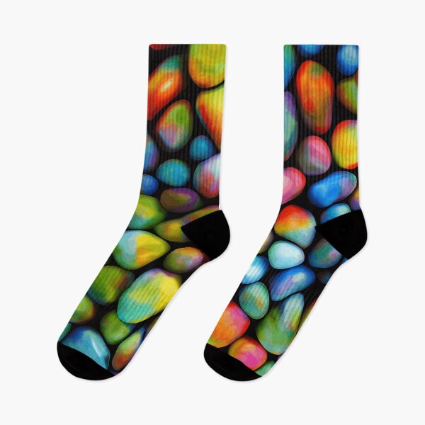 Item preview, Colorful Pebble Pattern | Color Art | Pebble Art | Rock Pattern designed and sold by UnhingedBird.