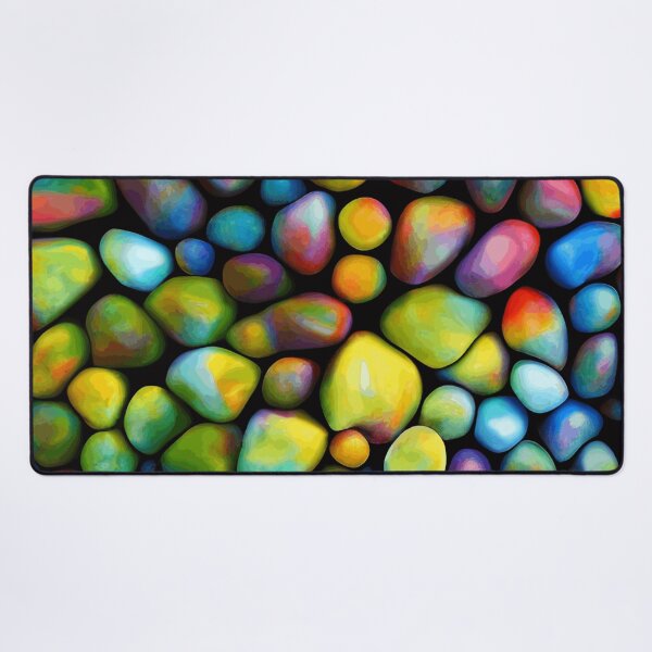 Item preview, Colorful Pebble Pattern | Color Art | Pebble Art | Rock Pattern designed and sold by UnhingedBird.