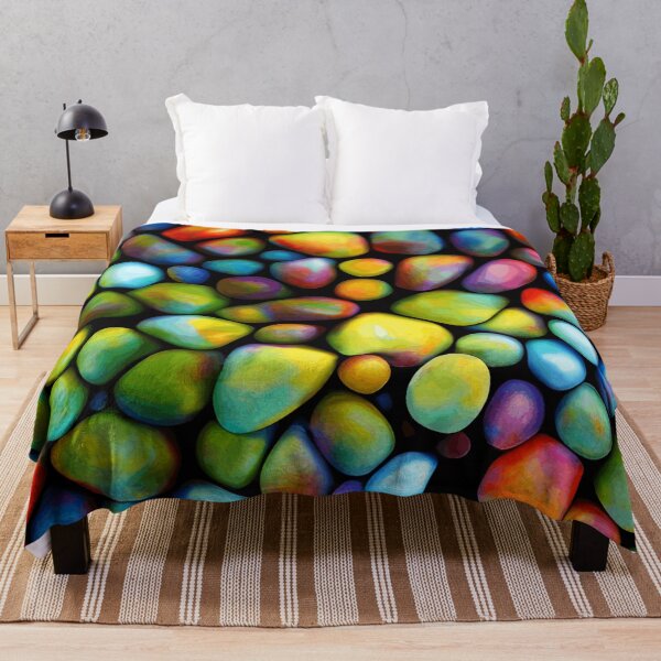 Item preview, Colorful Pebble Pattern | Color Art | Pebble Art | Rock Pattern designed and sold by UnhingedBird.