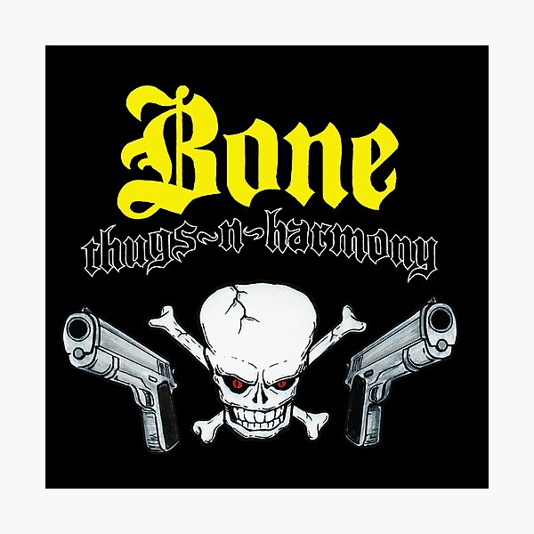 Item preview, Bone Thugs-N-Harmony - Guns-N-Skulls designed and sold by Lilbabyy234.
