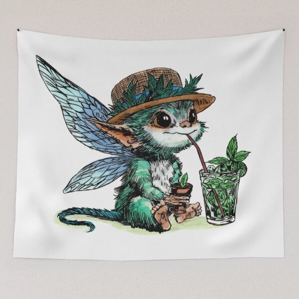 Item preview, Mint Julep Sprite designed and sold by Scribbles & Doodles by Jinx.
