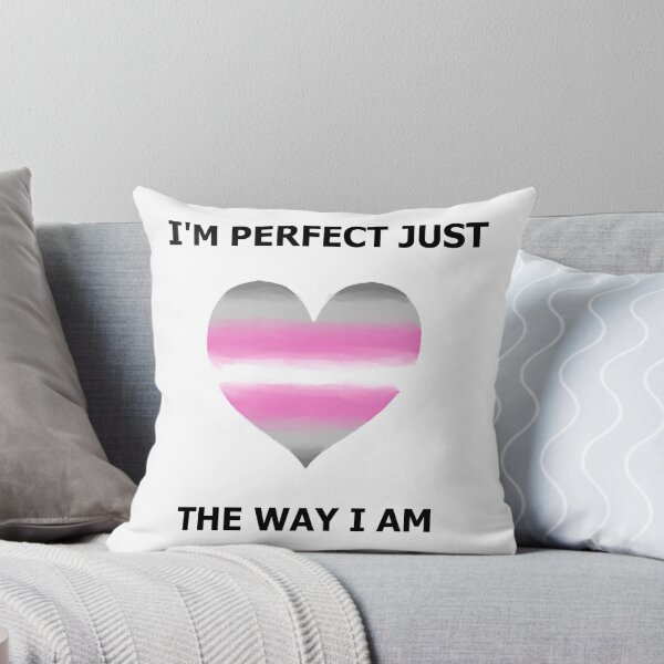 Item preview, I'm perfect Love Heart - Demigirl Pride designed and sold by AstralRavens.