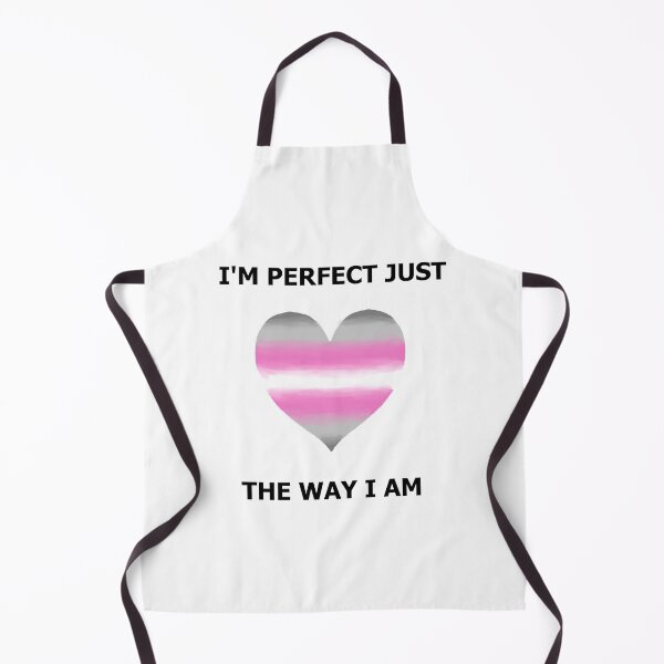 Item preview, I'm perfect Love Heart - Demigirl Pride designed and sold by AstralRavens.