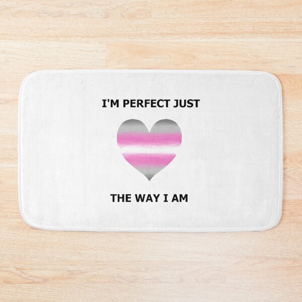 Item preview, I'm perfect Love Heart - Demigirl Pride designed and sold by AstralRavens.