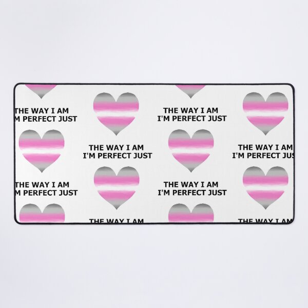 Item preview, I'm perfect Love Heart - Demigirl Pride designed and sold by AstralRavens.