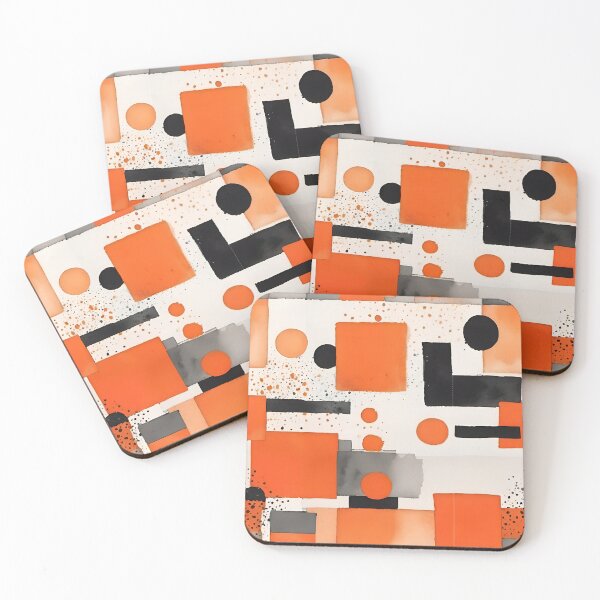 Item preview, Geometric Shapes with Paint Splatter designed and sold by Dream Garden.