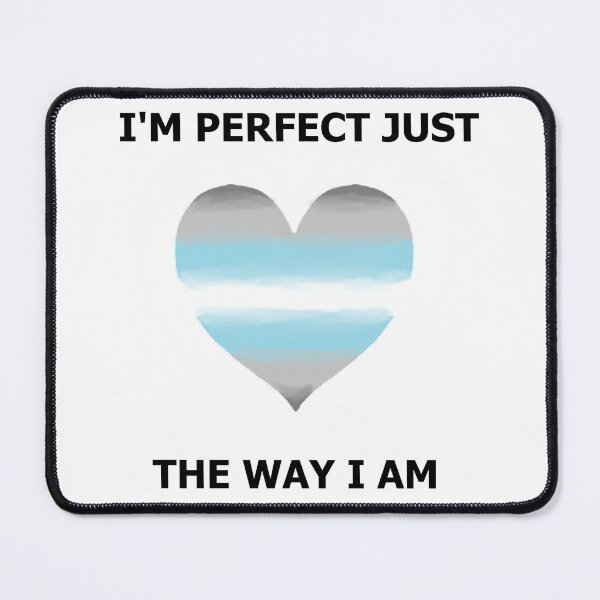 Item preview, I'm perfect Love Heart - Demiboy Pride designed and sold by AstralRavens.