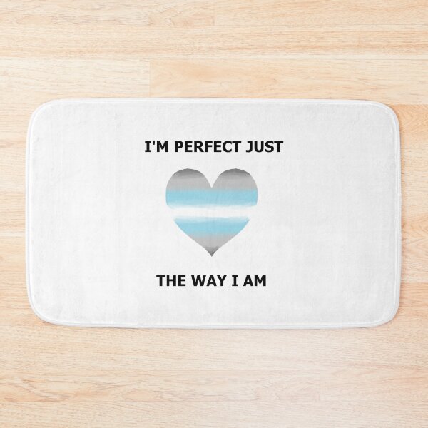Item preview, I'm perfect Love Heart - Demiboy Pride designed and sold by AstralRavens.