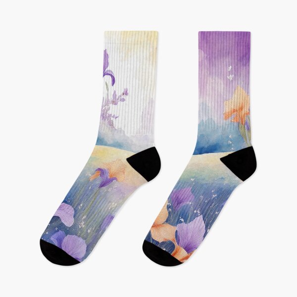 Item preview, Iris Flowers in Watercolor designed and sold by MystAvalon.