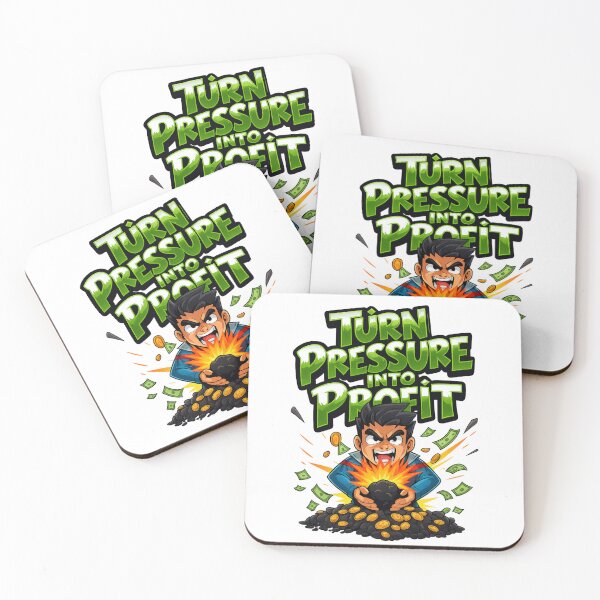 Item preview, Turn Pressure Into Profit – Coal to Coins Graffiti designed and sold by Design Orbit.
