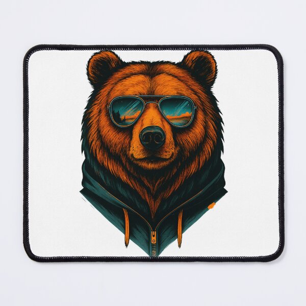 Item preview, Cool Bear with Sunglasses Artwork designed and sold by Animarisca.