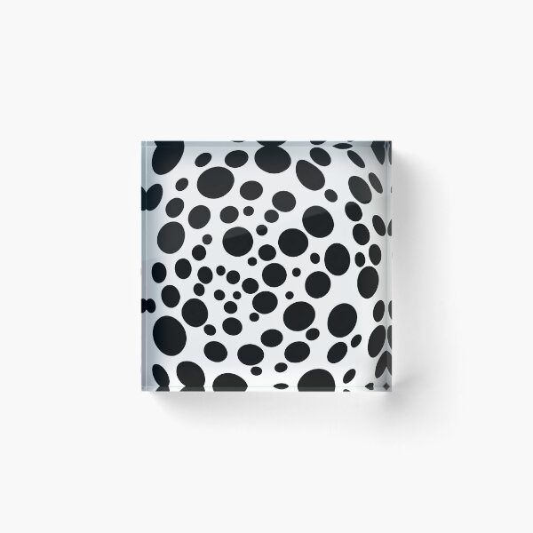 Item preview, Black and White Dot Pattern | Black and White Art designed and sold by UnhingedBird.