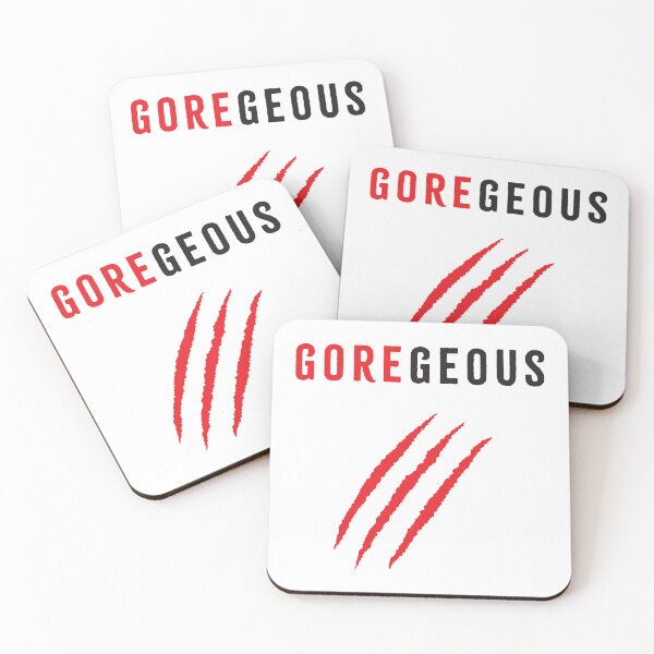 Item preview, Gore Geous Slash, funny, punny halloween message designed and sold by LovedayDesigns.