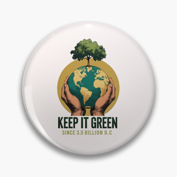 Item preview, Keep It Green Since 3.5 Billion B.C Planet Hand T-Shirt. designed and sold by Nuttajak.