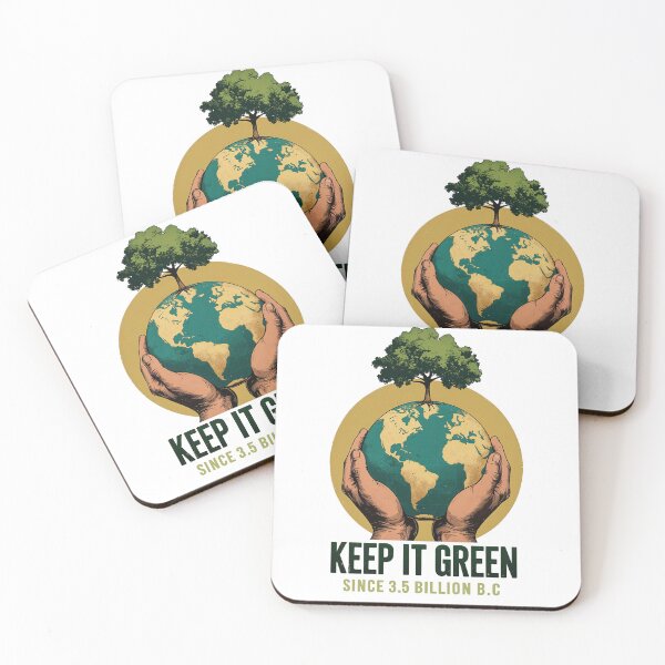 Item preview, Keep It Green Since 3.5 Billion B.C Planet Hand T-Shirt. designed and sold by Nuttajak.