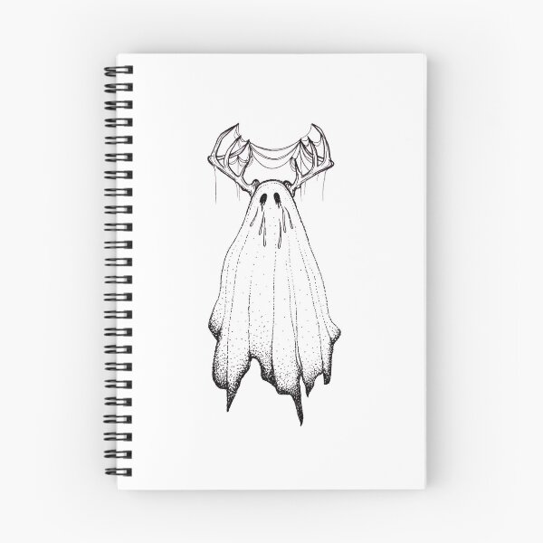 Item preview, Crying Ghost with Antlers designed and sold by StudioRosebud.