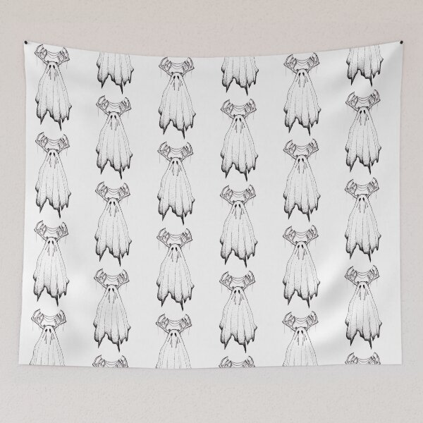 Item preview, Crying Ghost with Antlers designed and sold by StudioRosebud.