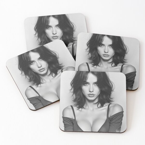 Item preview, Emily | Charcoal on Canvas III designed and sold by KasaHunterHarem.