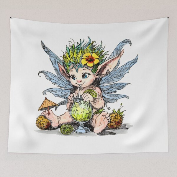 Item preview, Pina Colada Sprite designed and sold by Scribbles & Doodles by Jinx.