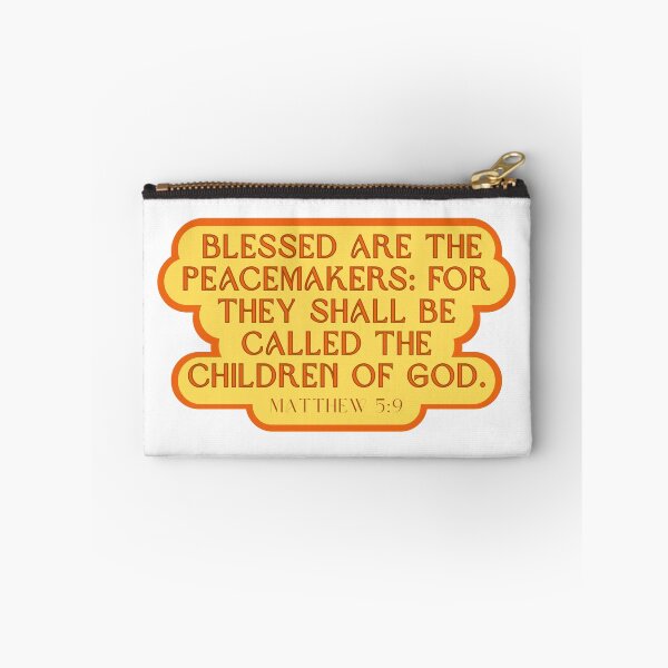 Item preview, Yellow Blessed are the Peacemakers designed and sold by Paper & Pine Designs Co..