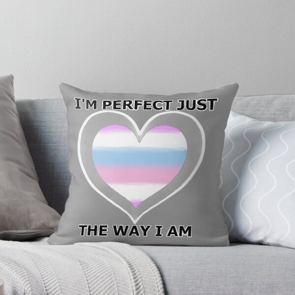 Item preview, I'm perfect Love Heart - Bigender Pride designed and sold by AstralRavens.