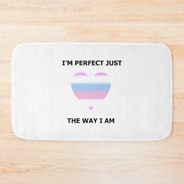 Item preview, I'm perfect Love Heart - Bigender Pride designed and sold by AstralRavens.