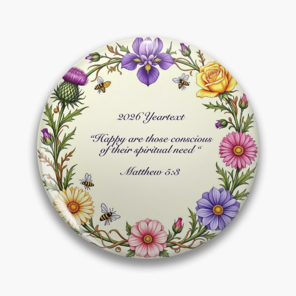 Item preview, 2026 Yeartext JW Floral  designed and sold by IvaRenee.