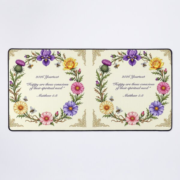 Item preview, 2026 Yeartext JW Floral designed and sold by IvaRenee.