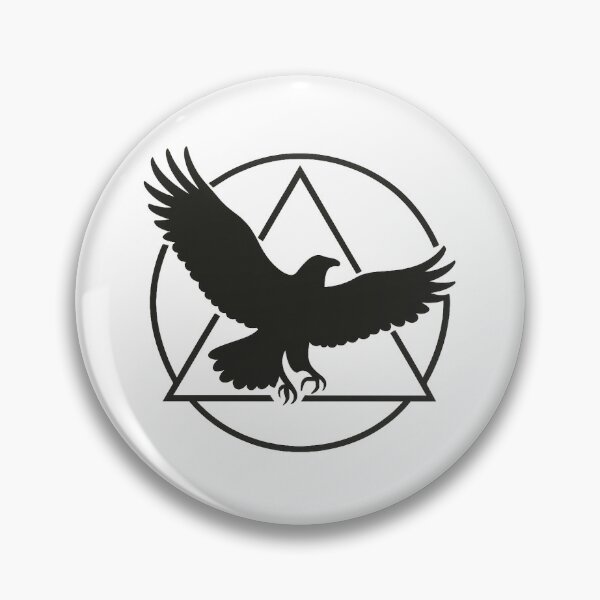 Artikelvorschau, Geometrisches Adler-Silhouette-Emblem entworfen und verkauft von Le Grand Requin.