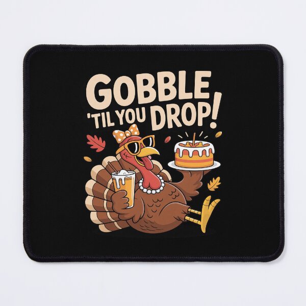 Item preview, Turkey Drinking Coffee Bow Thanksgiving Womens Turkey Day  designed and sold by THagBlue.