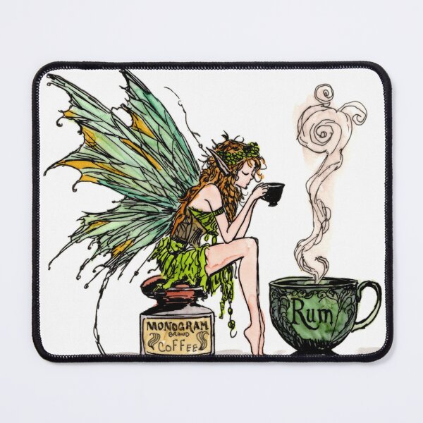 Item preview, Rum Coffee Fairy designed and sold by Scribbles & Doodles by Jinx.