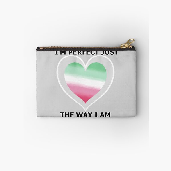 Item preview, I'm perfect Love Heart - Abrosexual Pride designed and sold by AstralRavens.