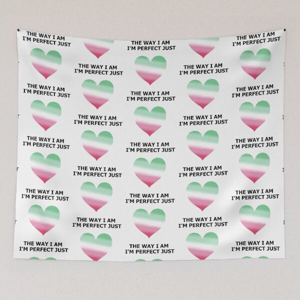 Item preview, I'm perfect Love Heart - Abrosexual Pride designed and sold by AstralRavens.