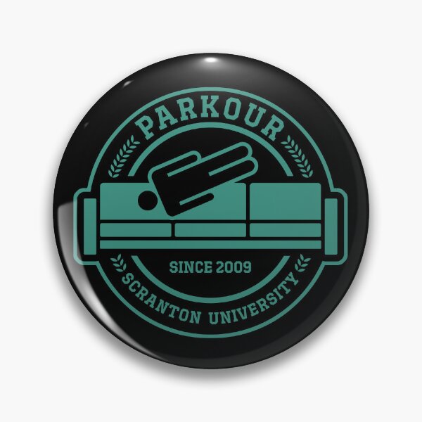 Item preview, Parkour University Crest T-Shirt - College Style Freerunning Logo - The Office Intro Inspired - Camiseta Emblema Universidad designed and sold by DAVIDSTORE75.