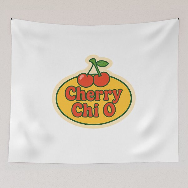 Item preview, Cherry Chi O – Groovy Fruit Label Sorority designed and sold by summer-loving.