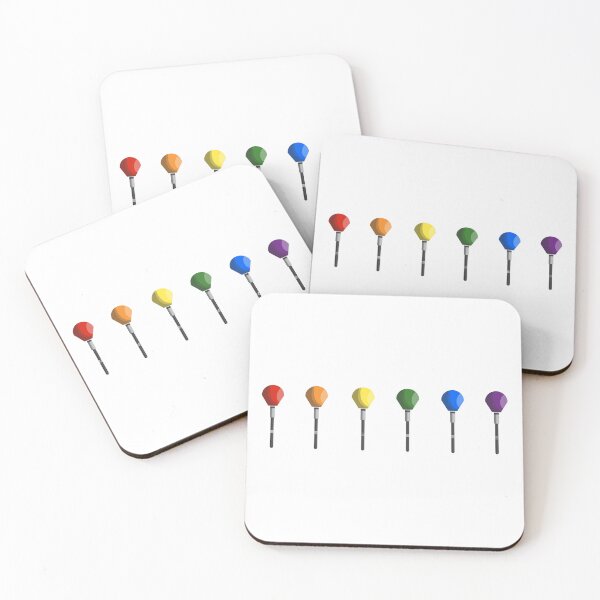 Item preview, Rainbow Pride Flag Makeup Brushes designed and sold by RyanGDesign.