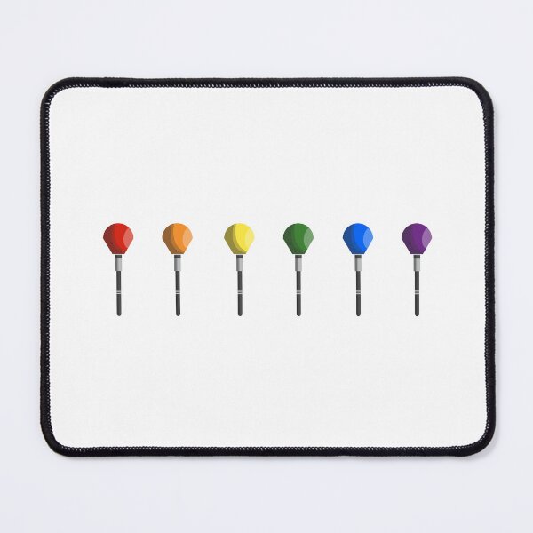Item preview, Rainbow Pride Flag Makeup Brushes designed and sold by RyanGDesign.
