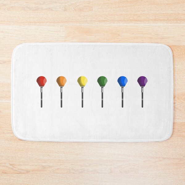 Item preview, Rainbow Pride Flag Makeup Brushes designed and sold by RyanGDesign.