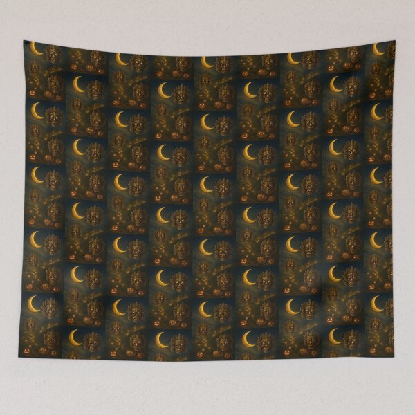 Item preview, Sri Lankan Luxe Halloween – Moon & Kolam Mask  designed and sold by Ceylon Luxe Collections.