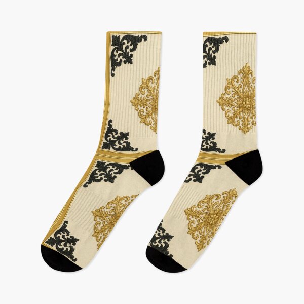 Item preview, Almond Vanilla & Black-Gold Baroque designed and sold by DesignsByPrnces.