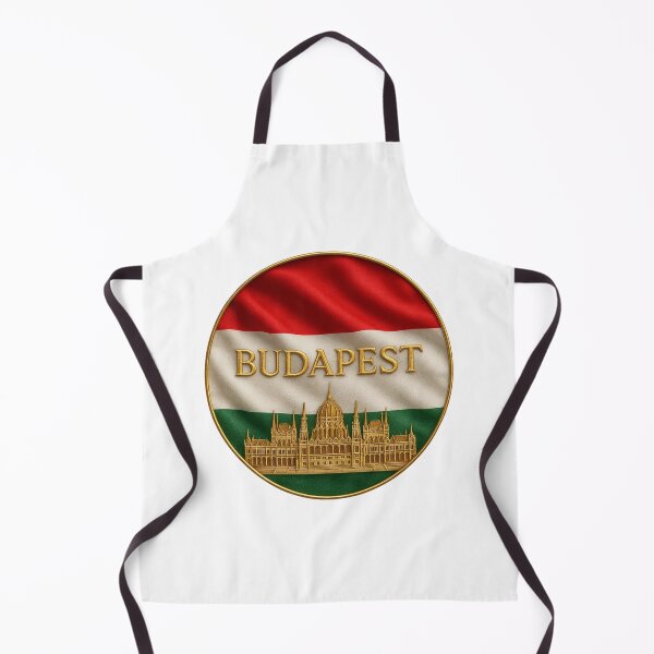 Item preview, Budapest Hungary Flag Emblem - Golden Parliament Building Souvenir designed and sold by Annika Shurafa.