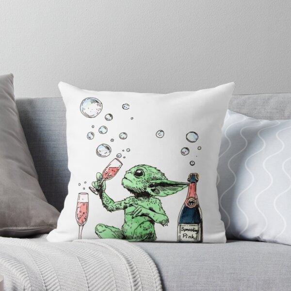 Item preview, Sparkling Rose Wine Sprite designed and sold by Scribbles & Doodles by Jinx.