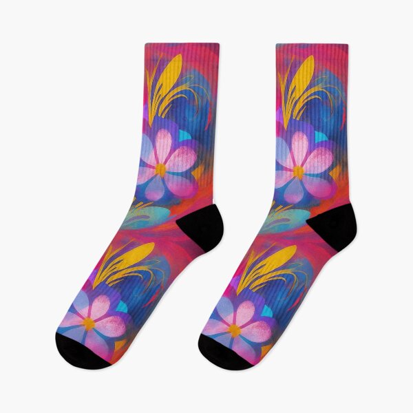 Item preview, Vibrant Floral Color Art Design | Color Art | Floral Art | Gift for Color Lover | Gift for Flower Lover designed and sold by UnhingedBird.