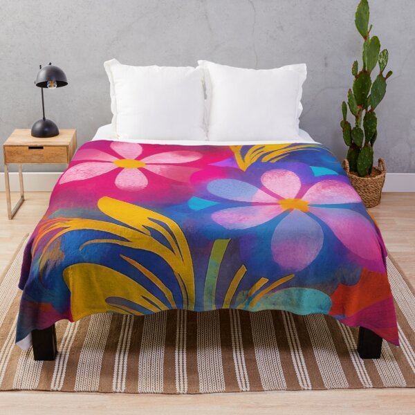 Item preview, Vibrant Floral Color Art Design | Color Art | Floral Art | Gift for Color Lover | Gift for Flower Lover designed and sold by UnhingedBird.